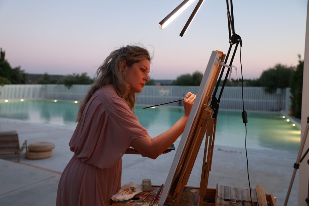 Live Wedding Painter Angela Yantidou