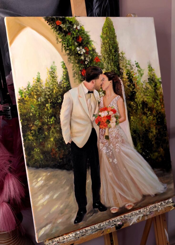 Live Wedding Painting